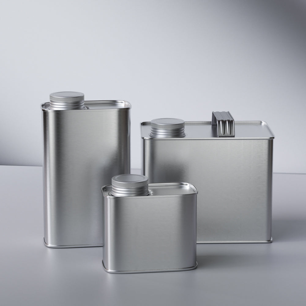 Food-Grade Square Metal Coffee Tin with Screw Cap for Bean Storage Candies Canned Food for Bulk Orders