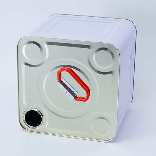 12L Industrial Square Can - Corrosion-Resistant for Acids & Alkalis (239*239*260mm)