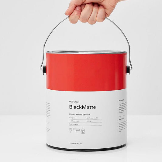 4L Empty Metal Paint Can with Pour Spout - 156x155mm Leak-Proof Container for Oil-Based Paints, Solvents & Chemical Storage