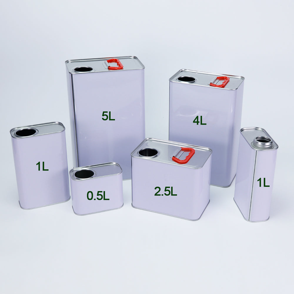 2.5L Heavy-Duty Square Can - Bulk Storage for Solvents & Degreasers (178*110*159mm)