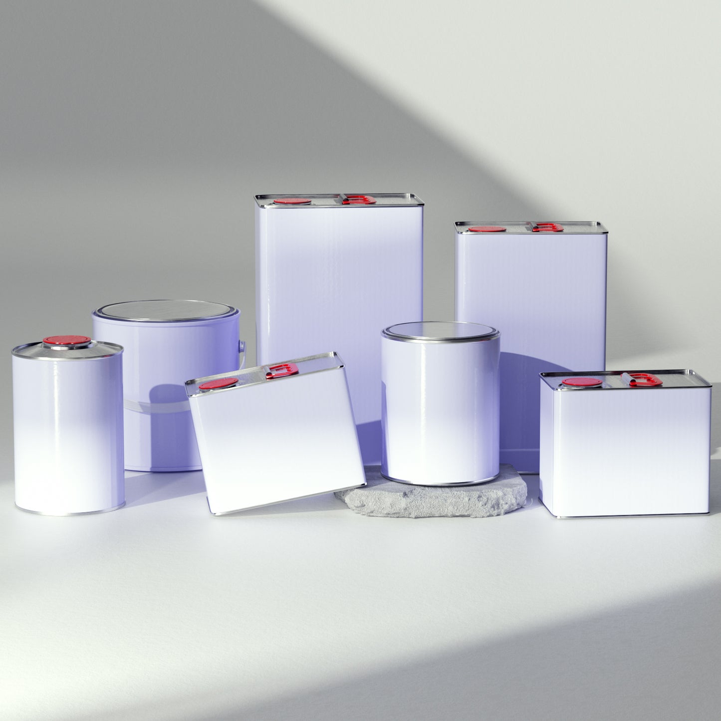 2.5L Heavy-Duty Square Can - Bulk Storage for Solvents & Degreasers (178*110*159mm)