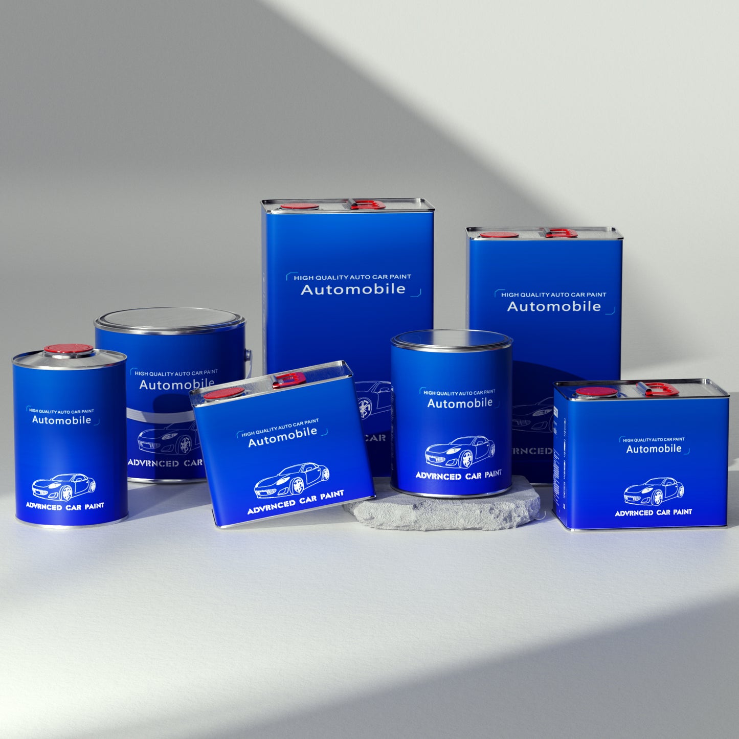 2.5L Heavy-Duty Square Can - Bulk Storage for Solvents & Degreasers (178*110*159mm)